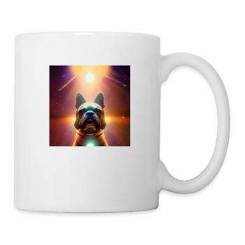 Le chien de l’univers - Mug blanc - blanc - Droite