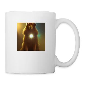 Le chien de l’univers - Mug blanc - blanc - Droite