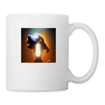 Le chien de l’univers - Mug blanc - blanc - Droite