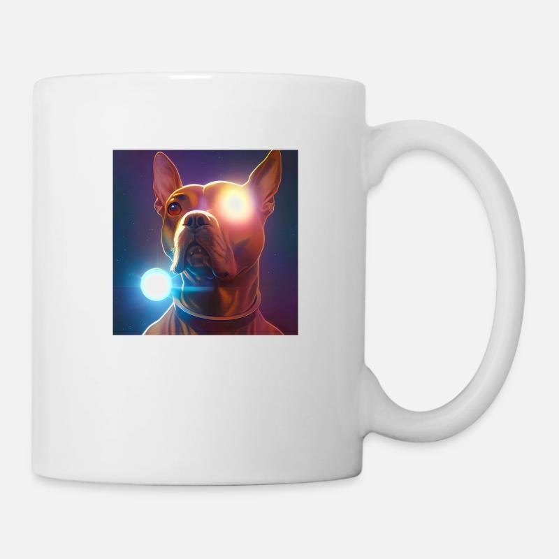 Le chien de l’univers - Mug blanc - blanc