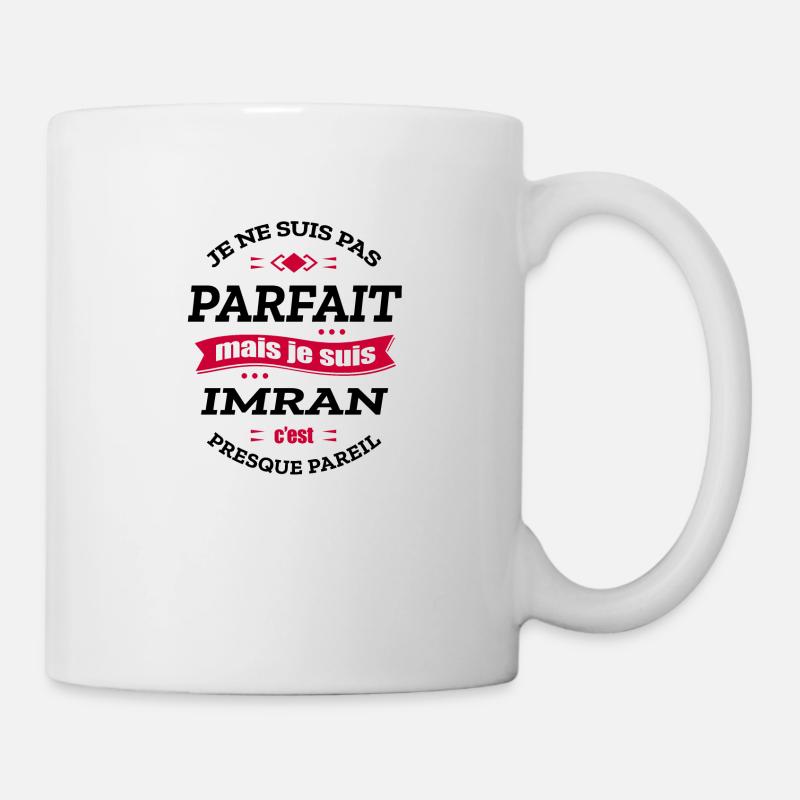 IMRAN PARFAIT - PRENOM IMRAN - Mug blanc - blanc