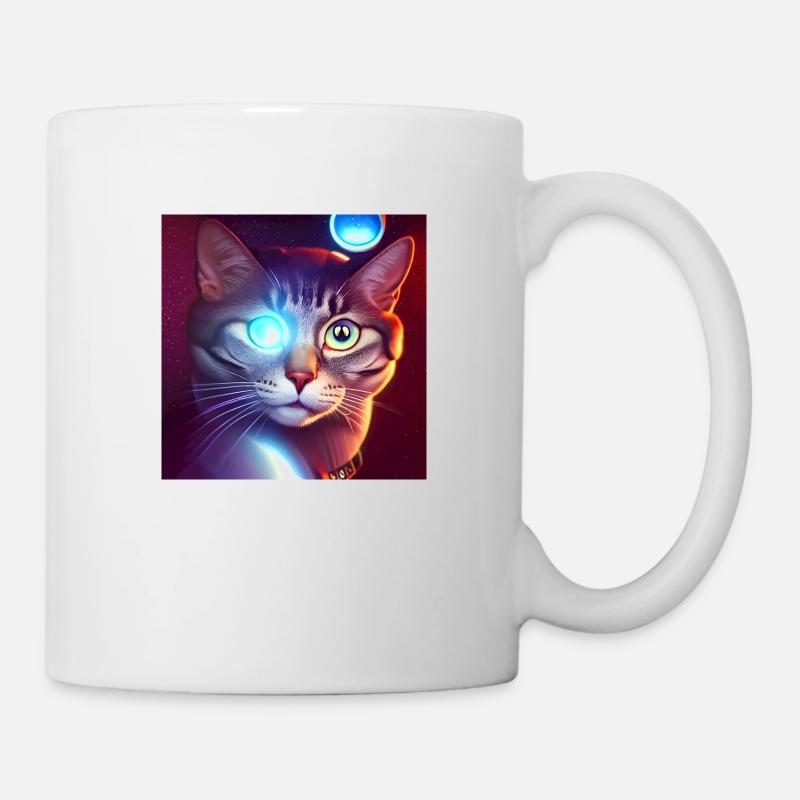 The Universe Cat - Mug - white