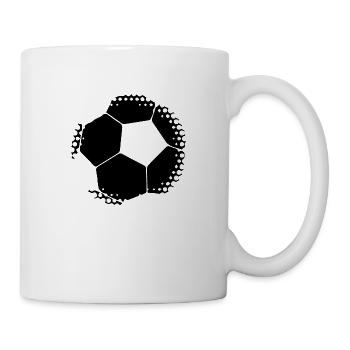 Football Fussball - Mug blanc - blanc - Droite