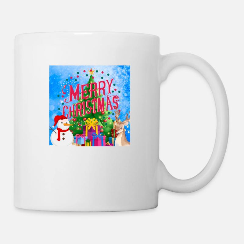 Frohe Weihnachten, Weihnachten - Tasse - Weiß