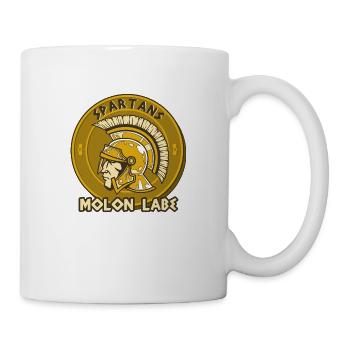 Molon Labe Sparta Helm Spartaner Spartacus - Tasse - Weiß - Rechts