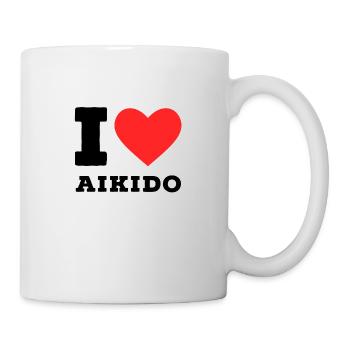 J’adore l’aïkido - Mug blanc - blanc - Droite