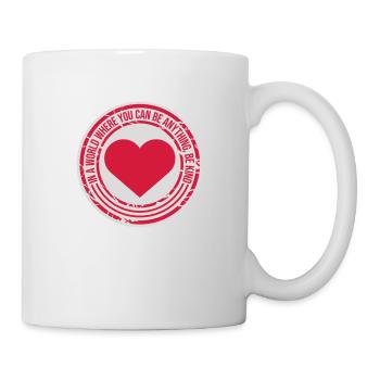 Vous pouvez être gentil - Mug blanc - blanc - Droite