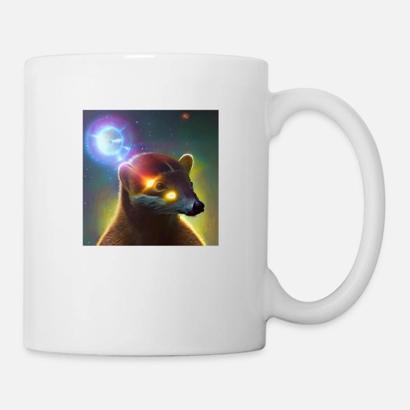 Nasenbär - Tasse - Weiß