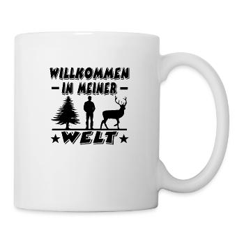 Jäger - Tasse - Weiß - Rechts