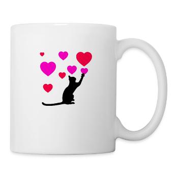 Chat - Mug blanc - blanc - Droite