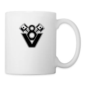 V8 Projekt - Tasse - Weiß - Rechts