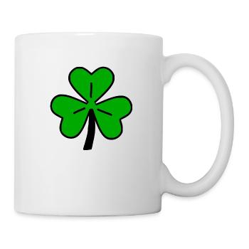Kleeblatt - Tasse - Weiß - Rechts