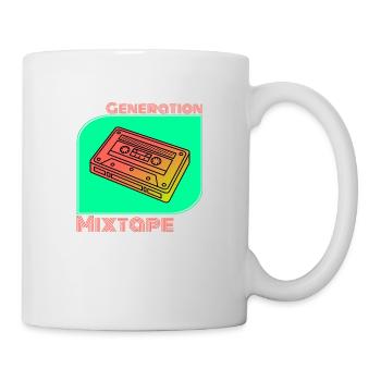 Generation Mixtape Kassette Kidcore Geschenk Idee - Tasse - Weiß - Rechts