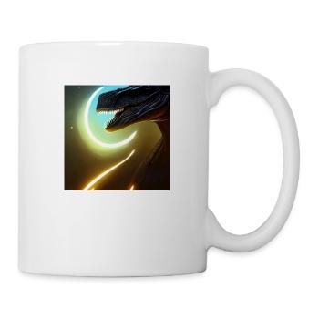 Dinosaur Fossil Dino Trex Nature - Mug - white - Right