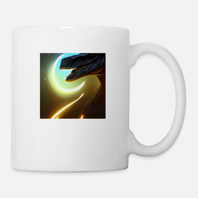 Dinosaur Fossil Dino Trex Nature - Mug - white