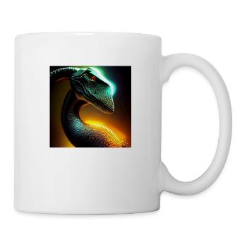 Dinosaur Fossil Dino Trex Nature - Mug - white - Right