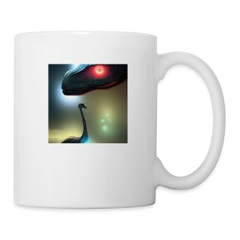 Dinosaur Fossil Dino Trex Nature - Mug - white - Right