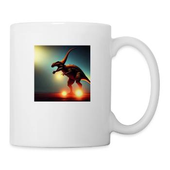 Dinosaur Fossil Dino Trex Nature - Mug - white - Right