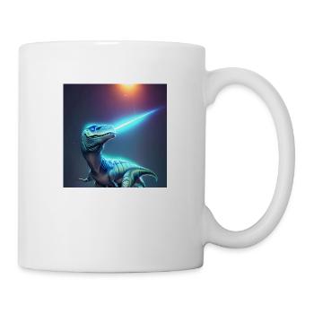 Dinosaur Fossil Dino Trex Nature - Mug - white - Right