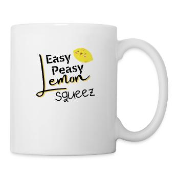 Easy Peasy Zitrone Squeezy - Tasse - Weiß - Rechts