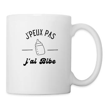 je peux pas j'ai biberon - Mug blanc - blanc - Droite