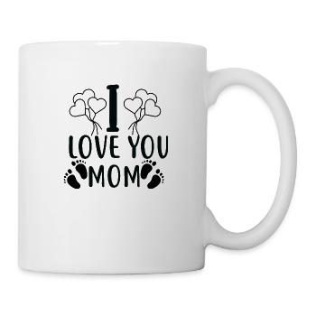 I love you Mom - Mug - white - Right