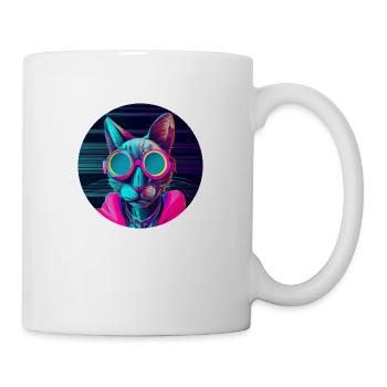 Stylish Cat - Mug - white - Right