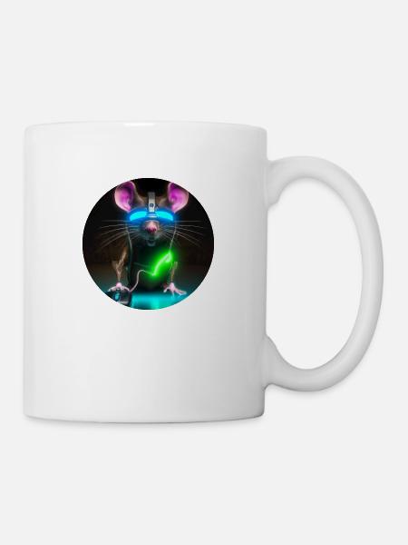 Cyber mouse - Tazza - bianco