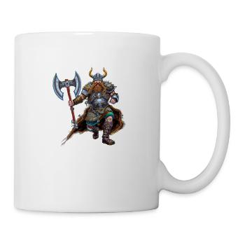 Wikinger ziehen in die Schlacht - Tasse - Weiß - Rechts