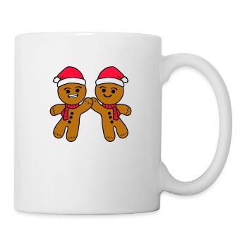 Lebkuchenmänner - Tasse - Weiß - Rechts