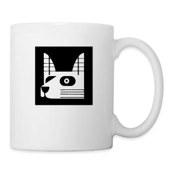 Hund Retro Hunderasse Tierliebe - Tasse - Weiß - Rechts