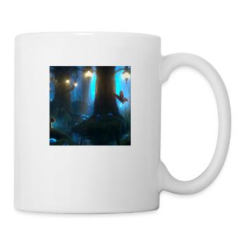 Magischer Wald - Tasse - Weiß - Rechts