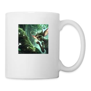 Fee im magischen Wald - Tasse - Weiß - Rechts
