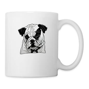 Bulldog Français Chien anglais 4 - Mug blanc - blanc - Droite