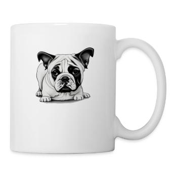 Bulldog Français Chien anglais 6 - Mug blanc - blanc - Droite