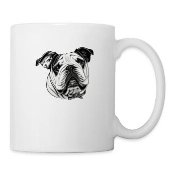 Bulldog français chien anglais 5 - Mug blanc - blanc - Droite
