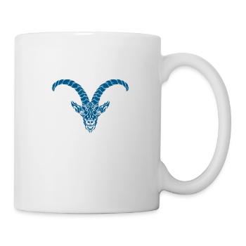 Steinbock - Tasse - Weiß - Rechts