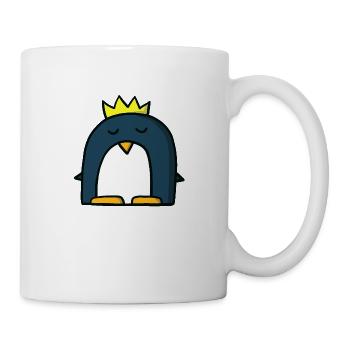 Roi des pingouins - Mug blanc - blanc - Droite