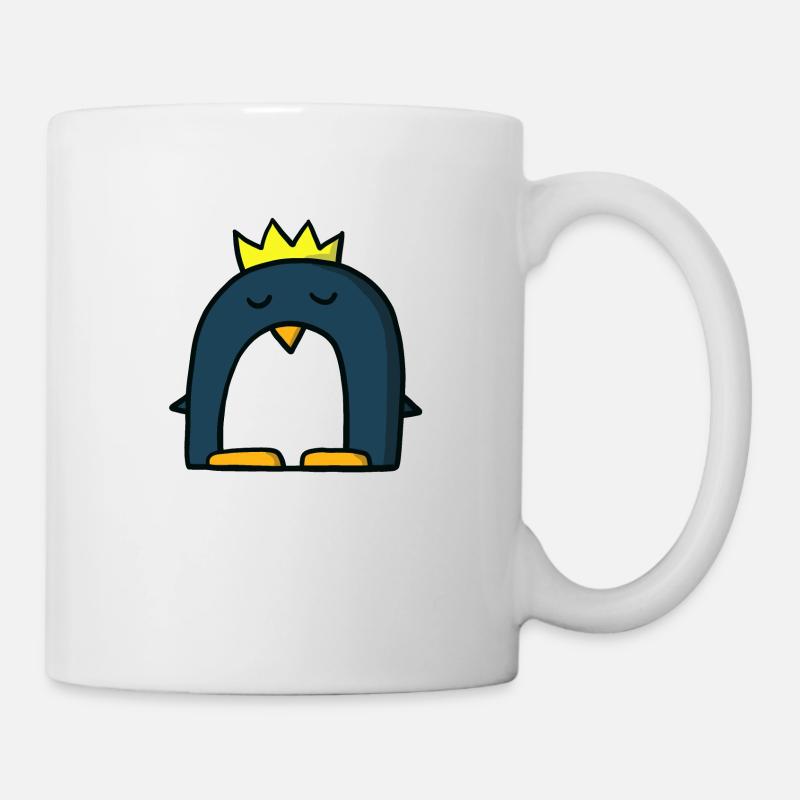 Penguin King - Mug - white