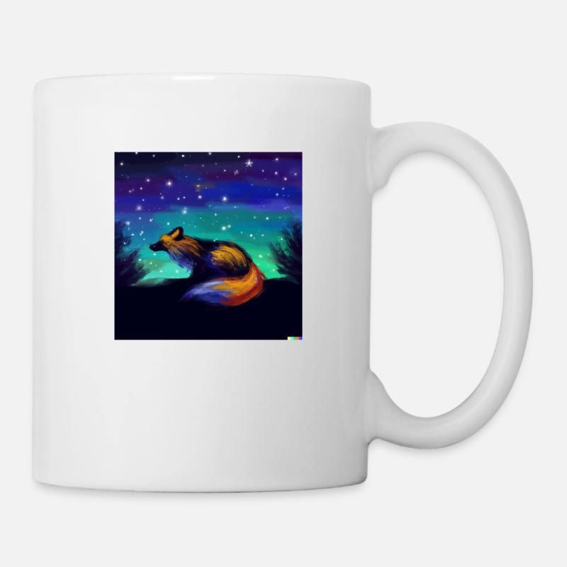 Foxy rêveur - Mug blanc - blanc