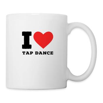 I love tap dance - Mug - white - Right