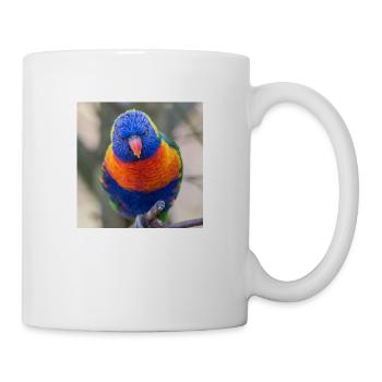 Rainbow lorikeet (Allfarblori, Trichoglossus) - Mug - white - Right