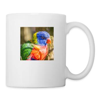 Rainbow lorikeet (Allfarblori, Trichoglossus) - Mug - white - Right