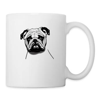 Bulldog français chien anglais chien chien 5 - Mug blanc - blanc - Droite
