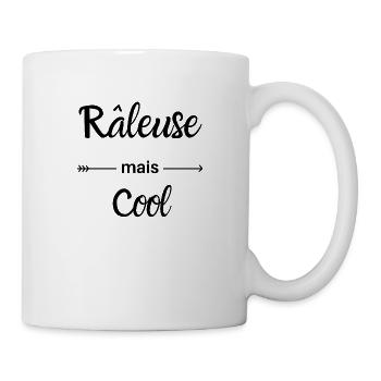 râleuse mais cool - Mug blanc - blanc - Droite