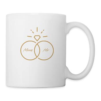 Mariage / Fiançailles - Mug blanc - blanc - Droite