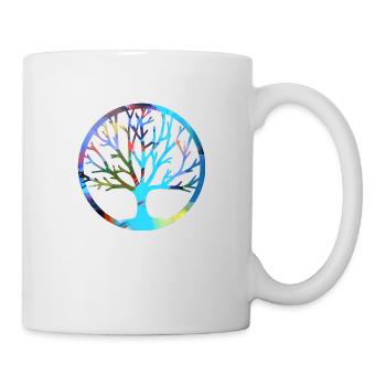 Arbre de vie,Arbre de vie,Graffiti,Peinture - Mug blanc - blanc - Droite