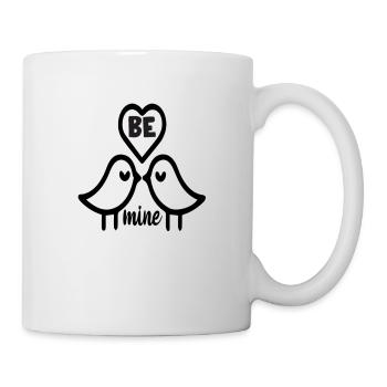 Be Mine Valentinstag - Tasse - Weiß - Rechts