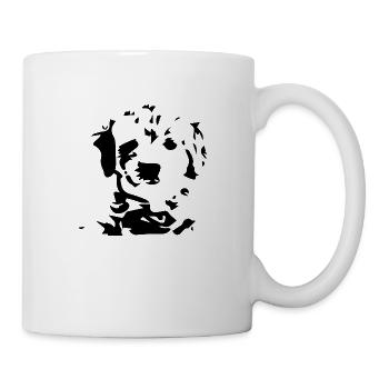 Hund Chien - Mug blanc - blanc - Droite