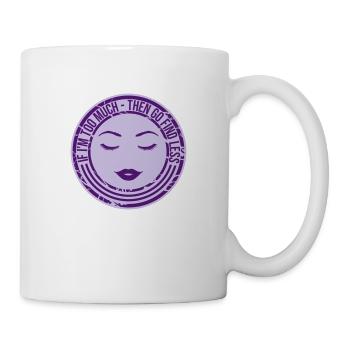 if im too much - Tasse - Weiß - Rechts